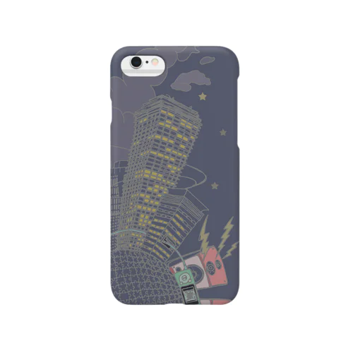 都会の夜と音楽と Smartphone Case