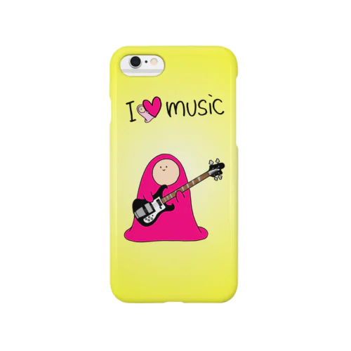 I LOVE MUSIC - アイラヴミュージック エレクトリックベースVer. Smartphone Case