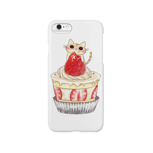 strawberry cat Smartphone Case