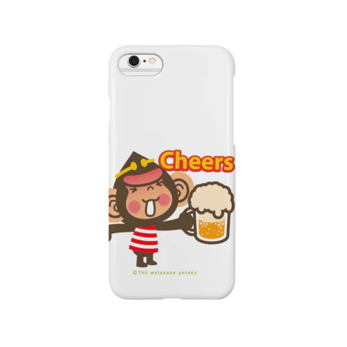 ドングリ頭のチンパンジー”cheers!” Smartphone Case