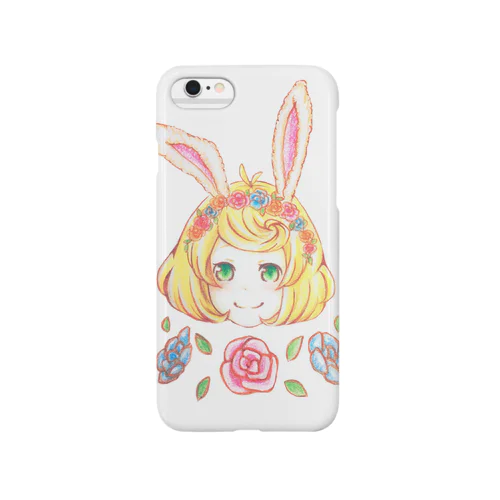 うさぎの少女と花畑 Smartphone Case