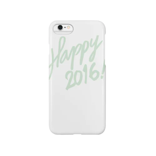 HAPPY 2016正月 グッズ FRESH GREEN スマホケース