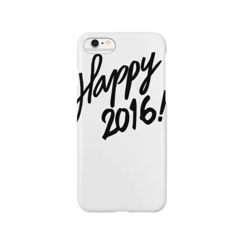 HAPPY 2016正月 グッズ STYLISH BLACK スマホケース