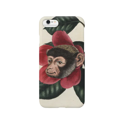 絶滅危惧種の猿とツバキ Smartphone Case