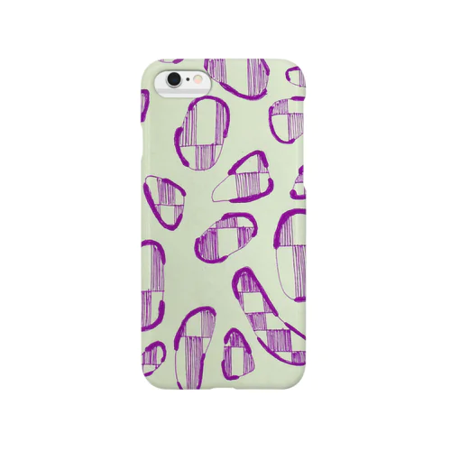 purple leopard pattern_01 スマホケース