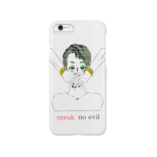 speak no evil（言わざる） スマホケース