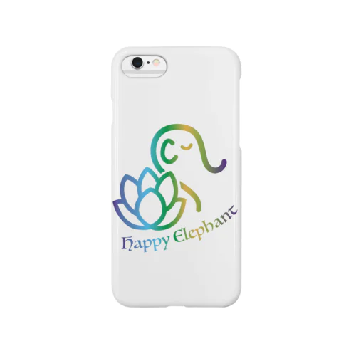 Happy Elephant(マルチブルー） Smartphone Case