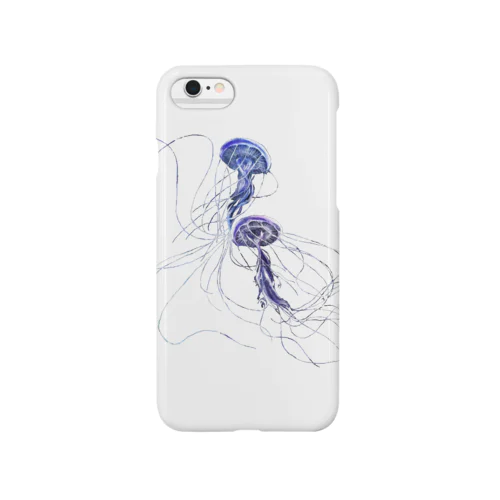 maoko's クラゲーBlue＆purple Smartphone Case