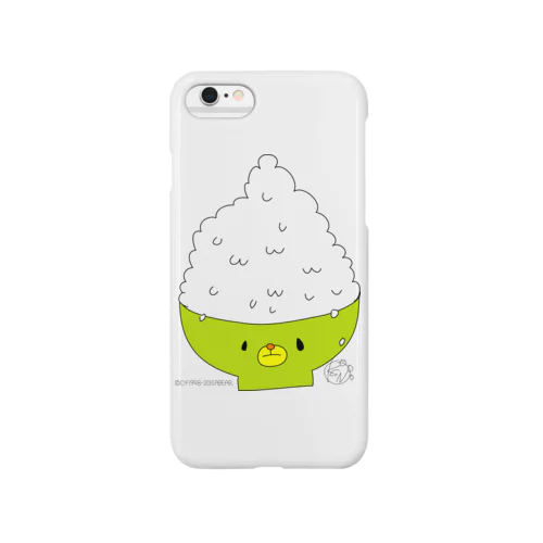 大盛りごはんくまさん　黄緑 Smartphone Case