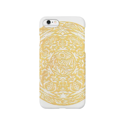 Maru ⭕ Mandala 繁栄(白) Smartphone Case