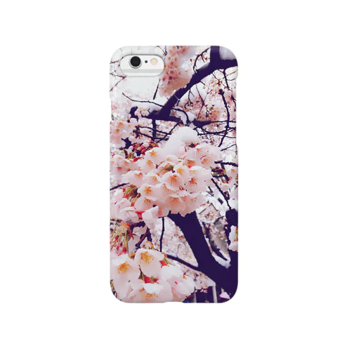 雪桜１ スマホケース