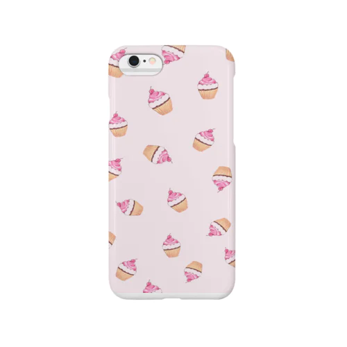 ピンクのカップケーキ Smartphone Case