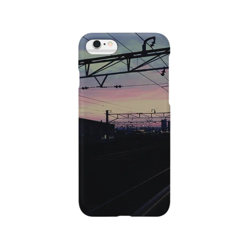 夕焼け空のホーム Smartphone Case