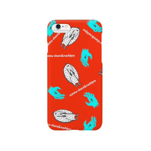 モンスター研究所×comma-chans&nachipos Smartphone Case