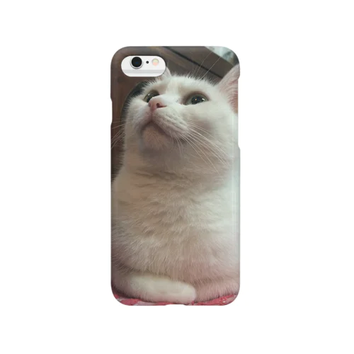 iphoneに興味を示したもにゅ Smartphone Case