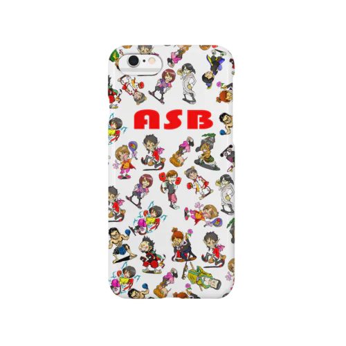 ASBスタッフキャラクターアイテム（白） Smartphone Case