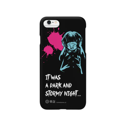 怖話-Girlイラスト4（iPhone6 Case Black） Smartphone Case