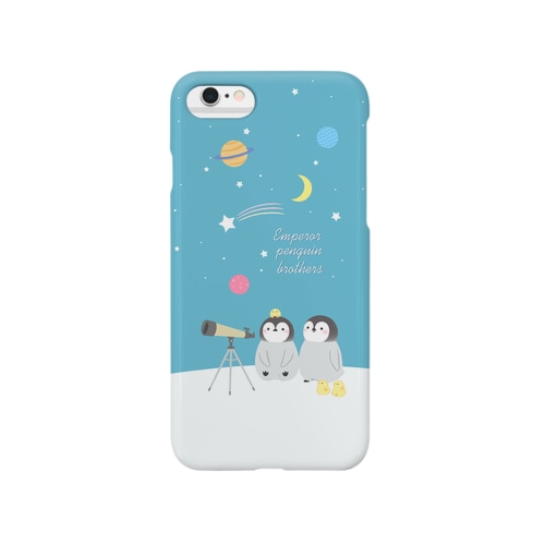 ペンギンきょうだい・夜空 Smartphone Case