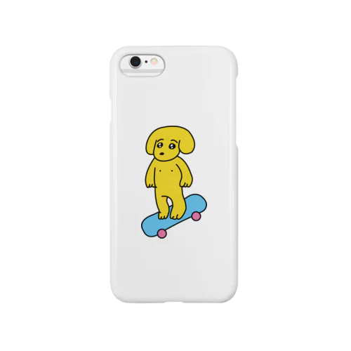 スケボー犬：イエロー Smartphone Case