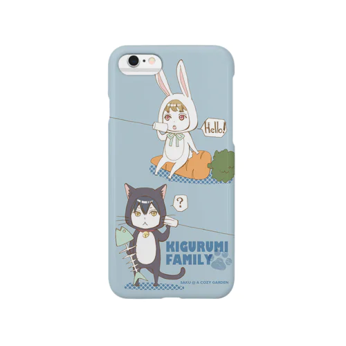 着ぐるみ一門の野望スマホケース(ブルー) Smartphone Case