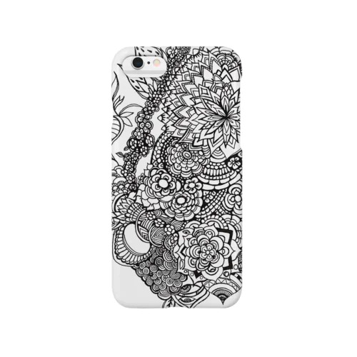 psychedelic flower Smartphone Case