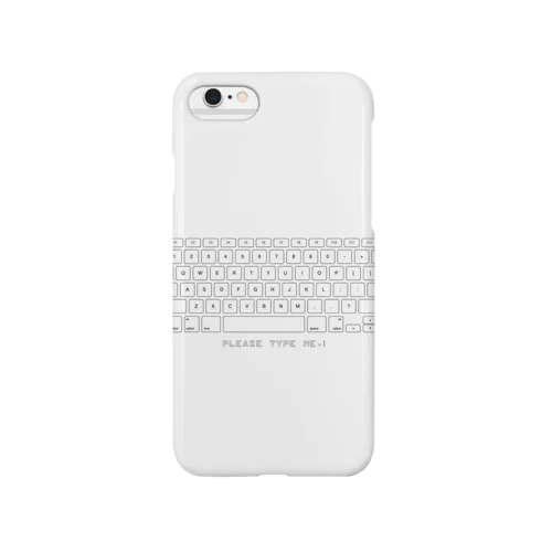 TYPE ME. white Smartphone Case