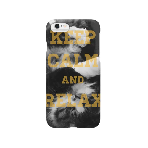 KEEP CALM AND RELAX スマホケース