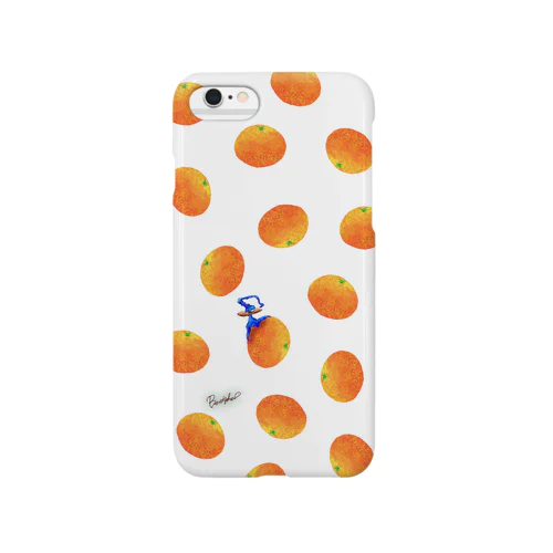 Fruit series!! -orange- white スマホケース