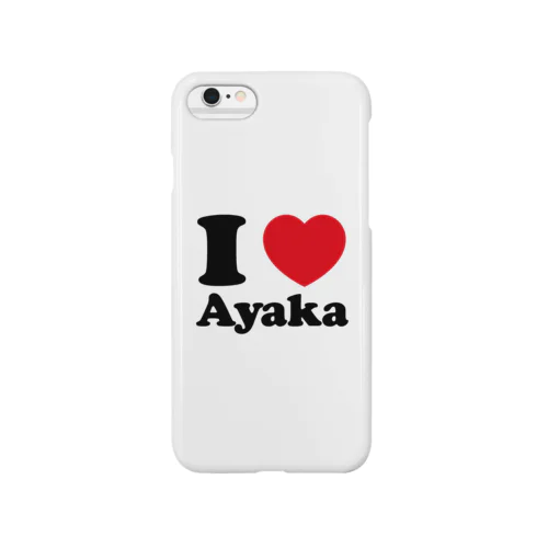 I Love Ayaka スマホケース