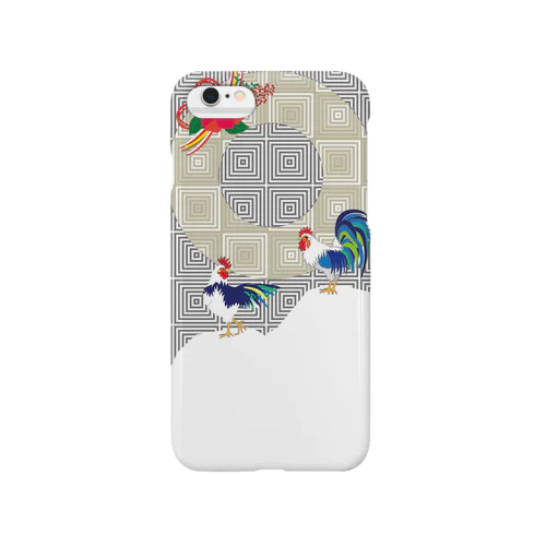 ニワトリと椿 Smartphone Case