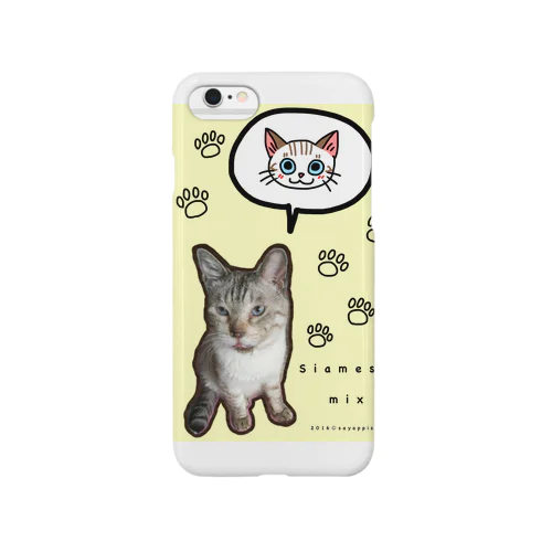 シャムミックスのにゃんこ Smartphone Case