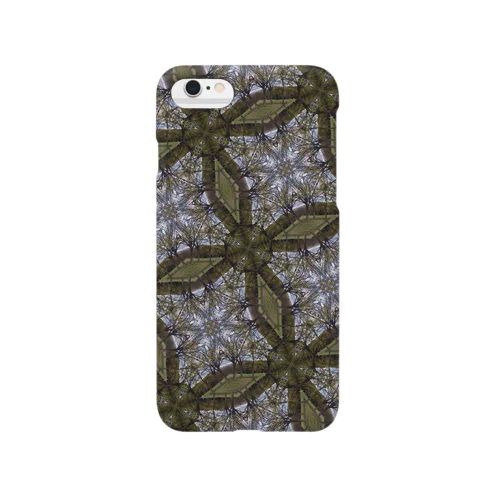 Kaleidoscope Green Diamonds スマホケース