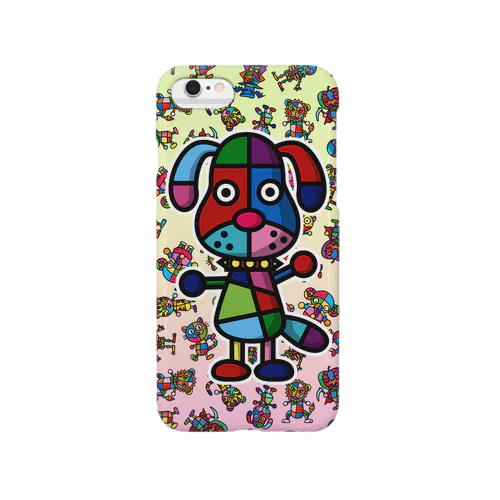 colorful dog スマホケース