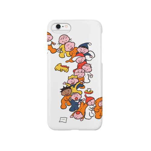 ならんでならんで(Tシャツは両面プリント) Smartphone Case