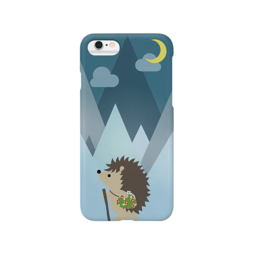 登山ハリネズミ（きのこポーチつき）夜 Smartphone Case