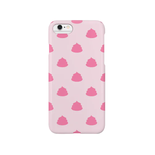 ピンクのうんこ柄 Smartphone Case