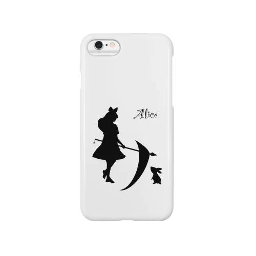 Alice & Rabbit(黒) 스마트폰 케이스