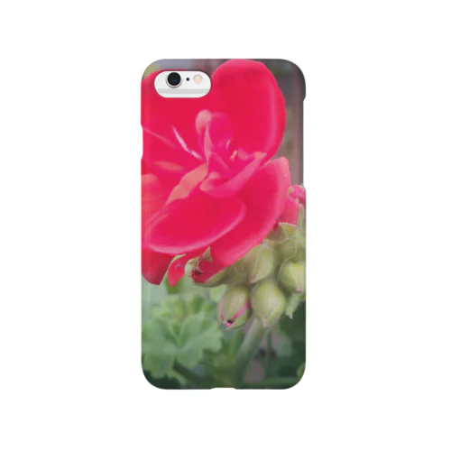 星の景色　赤い花 Smartphone Case