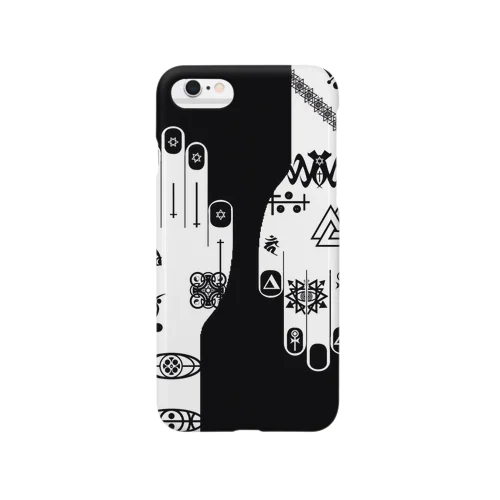 tattoo hands. Smartphone Case