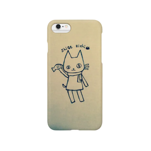 シゲキチiPhoneケース(魚持っちゃうver) Smartphone Case