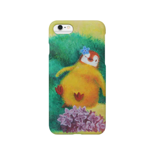 ライラックの猫とペンギン Smartphone Case