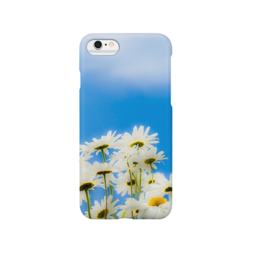 青い空白い花 Smartphone Case