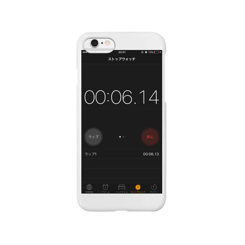iPhoneのストップウォッチ スマホケース