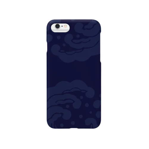 荒波紋 青 Smartphone Case