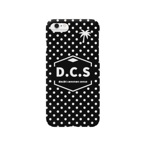 D.C.S iPhone ケースドット黒 スマホケース