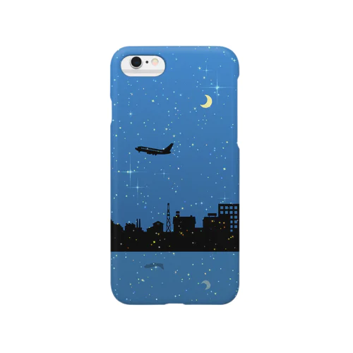 Night Flight(crescent moon) Smartphone Case