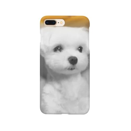 夜明けのマルチーズ （ Cute and cool puppy. ） Smartphone Case