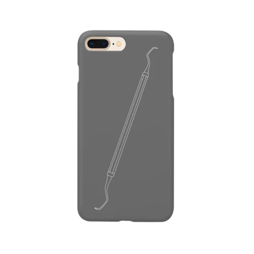 グレーシーキュレット７−８白灰 Smartphone Case