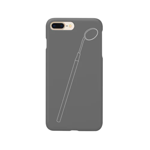 デンタルミラー白灰 Smartphone Case