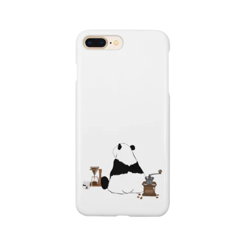 ドリップ待ちのパンダ🐼 スマホケース